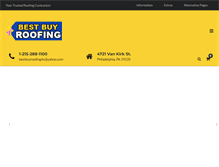 Tablet Screenshot of bestbuyroofing.net